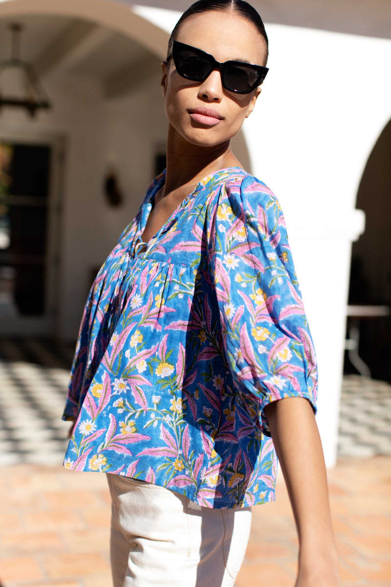 Puff Isla Top - Aanyas Garden Organic