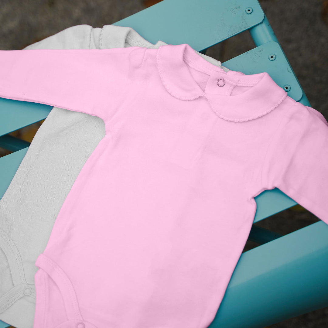 Collar Bodysuit - Pink