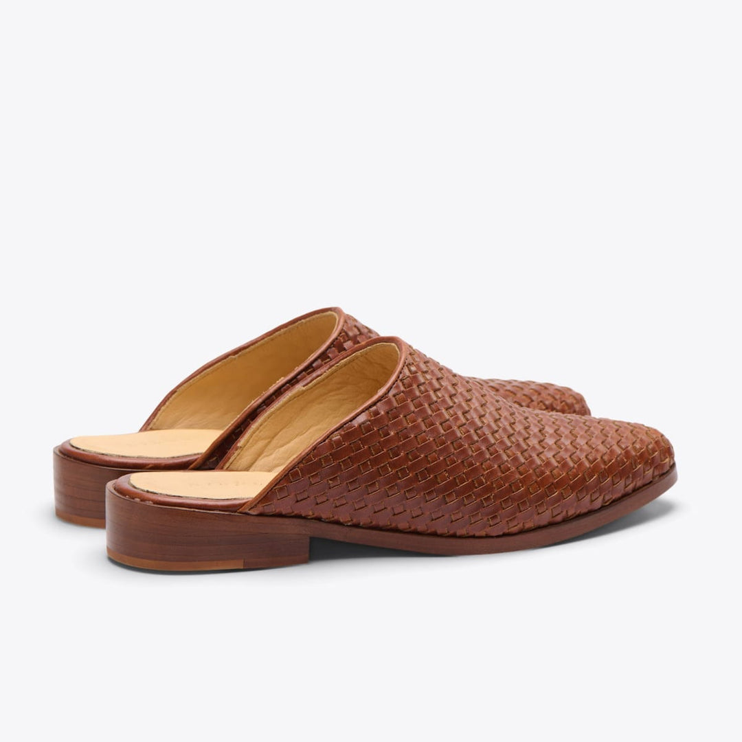 Ama Woven Mule Woven - Brandy