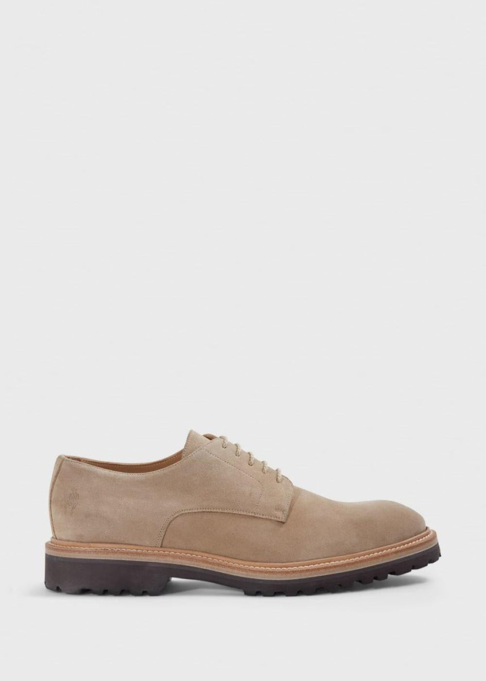Hunter Suede Lace Up Derby - Light Beige - Derby