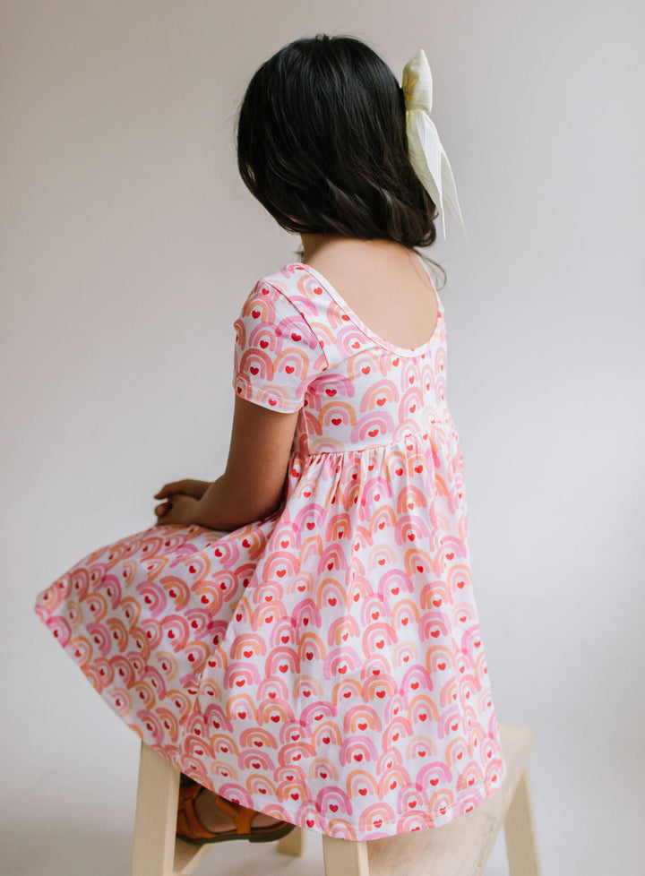 Day Dress - Rainbow Hearts