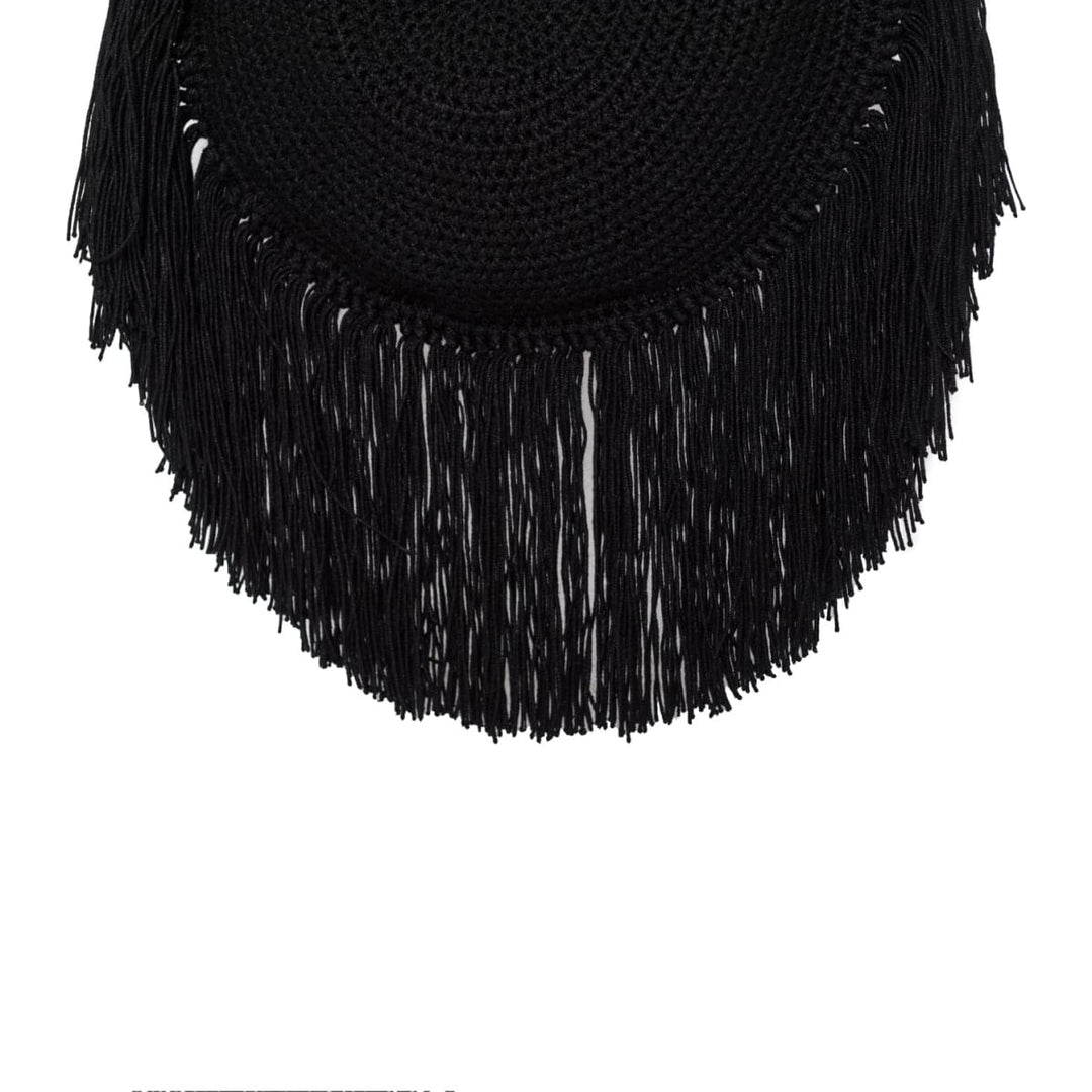 Fringe Boho Bag - Black