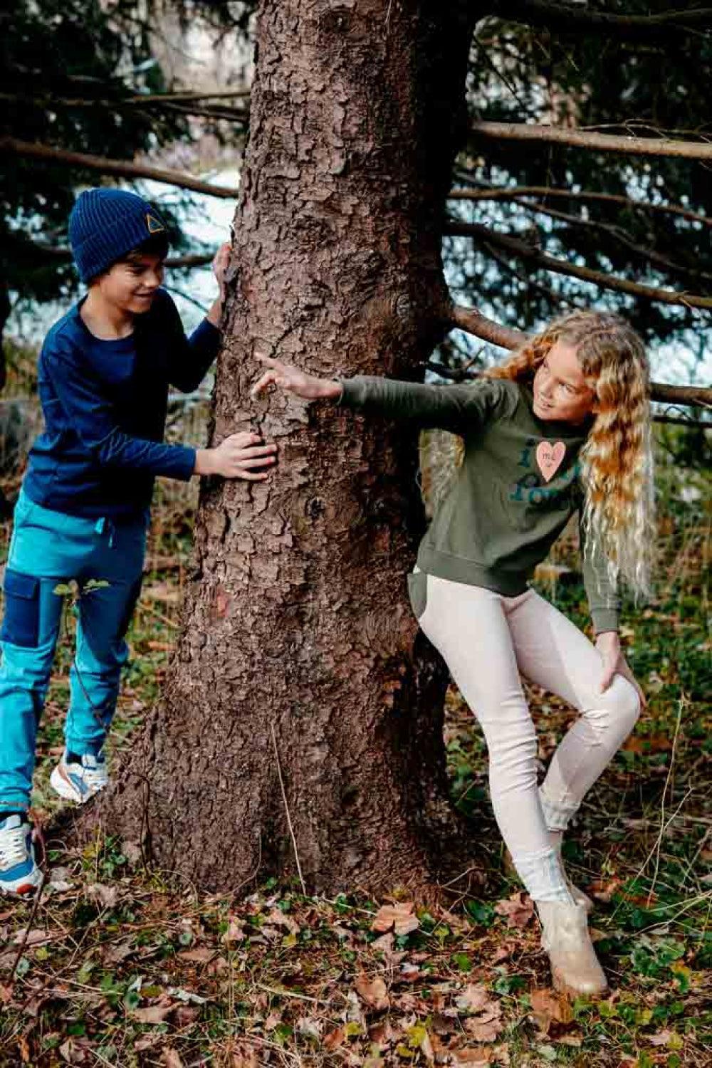 I Love The Forest Adult Sweatshirt - Olive - Sweatshirt