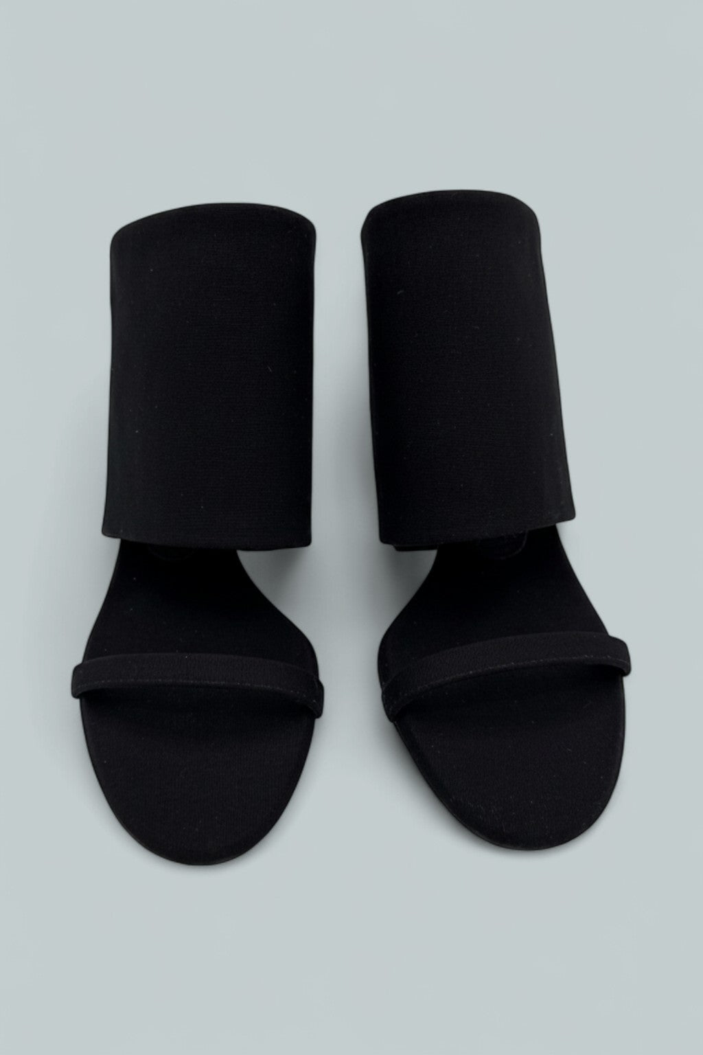 Shady Cuffed Sandals - Black Canvas