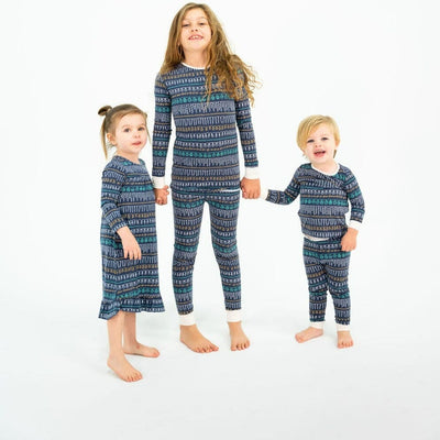 Boho Dress - String of Lights Navy Blue