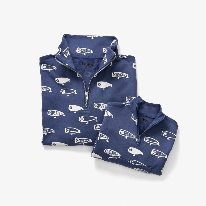 Women's Quarter Zip - Lure Denim