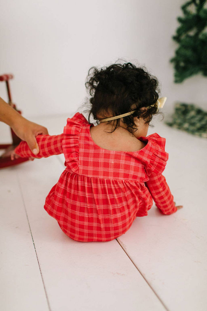 Mabel Romper Red Picnic