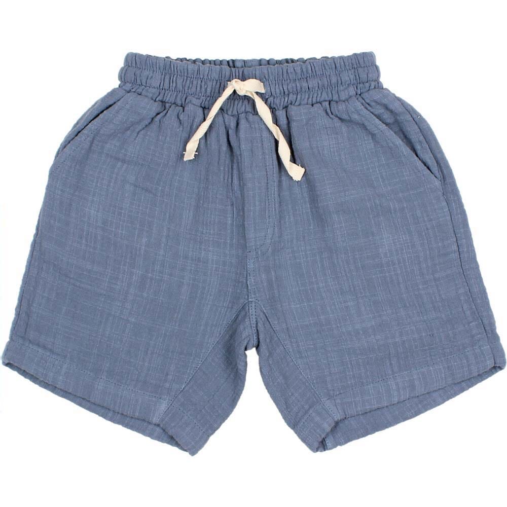 Double Gauze Bermuda - Blue Shorts Buho 