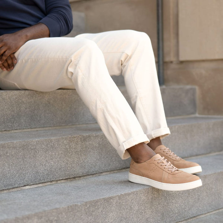 Men's Beto Go-To Court Sneaker - Almond