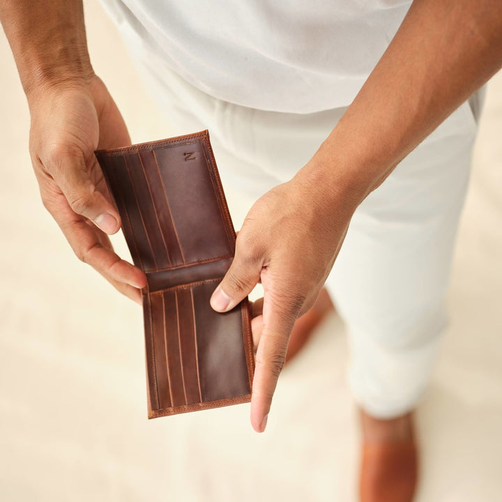 Brewer Wallet - Brandy