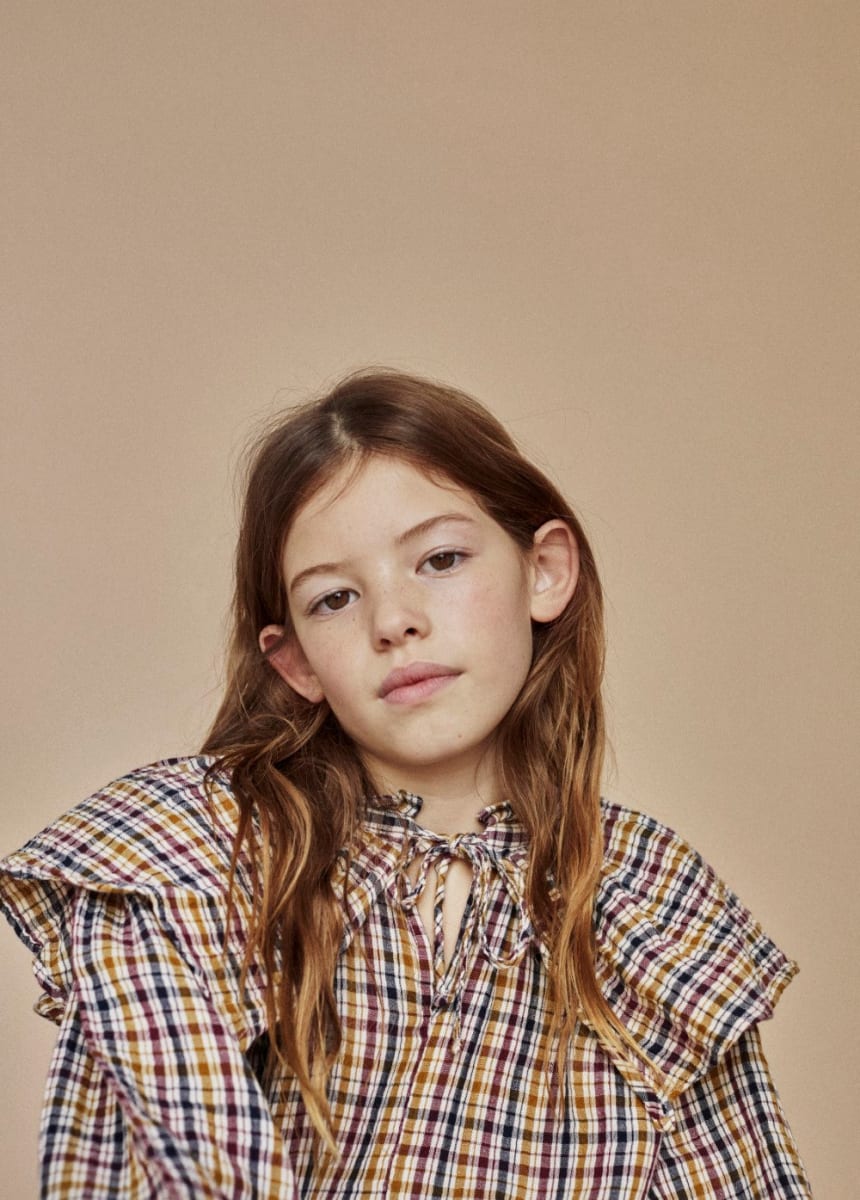 Benerice Dress - Multicolor Check