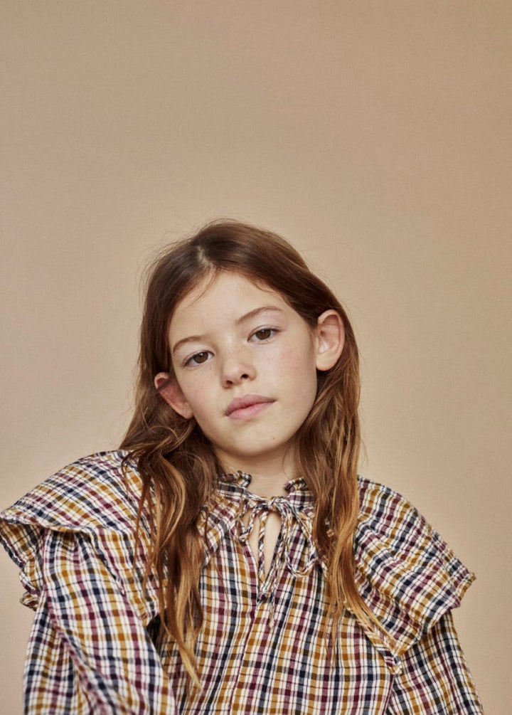 Benerice Dress - Multicolor Check