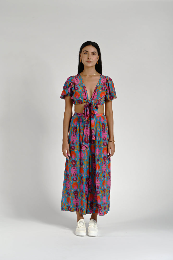 Rami Pant - Abstract Ikat Multi