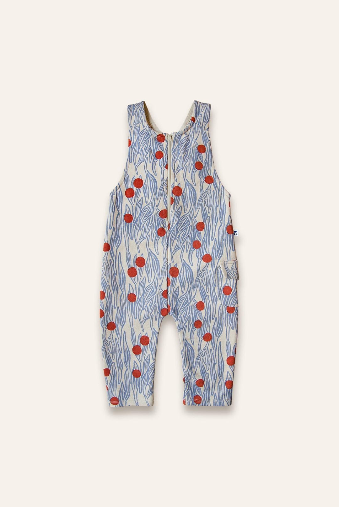 Organic Pima Cotton Kids Overall - Winter Berries