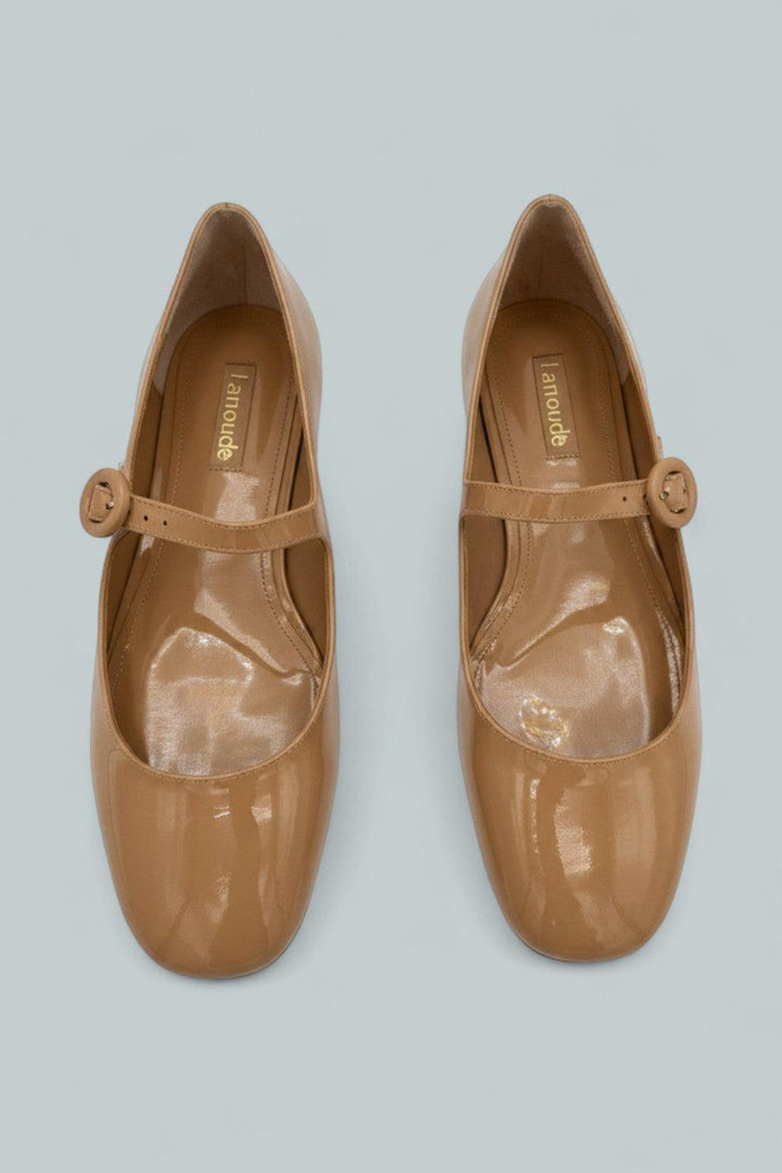Blair Ballet Flats - Tan Patent