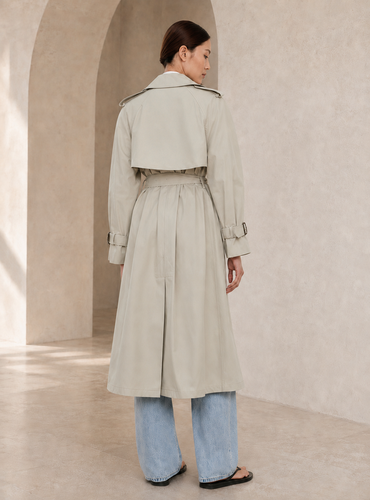 Trench Coat - Cement