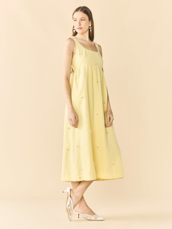 Emily Dress - Soft Butter Yellow