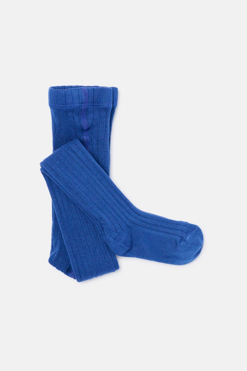 Organic Comfort Baby Tights - Blue