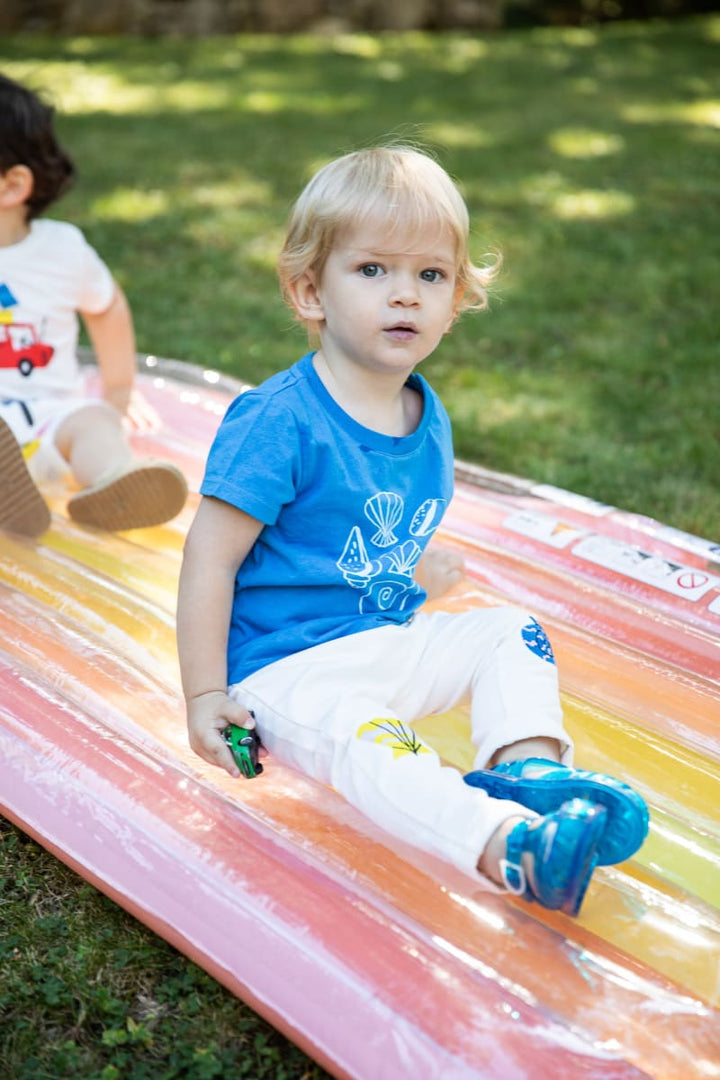 Seashell Baby T-Shirt - French Blue