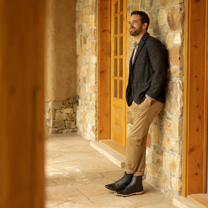 Everyday Lace-Up Boot - Black