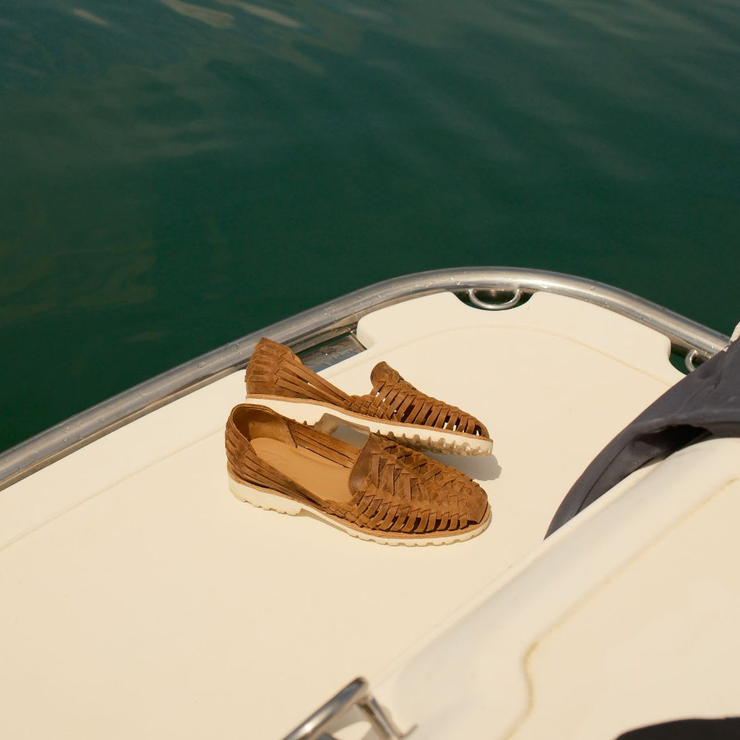 Men's Huarache Lug Sandal - Tobacco