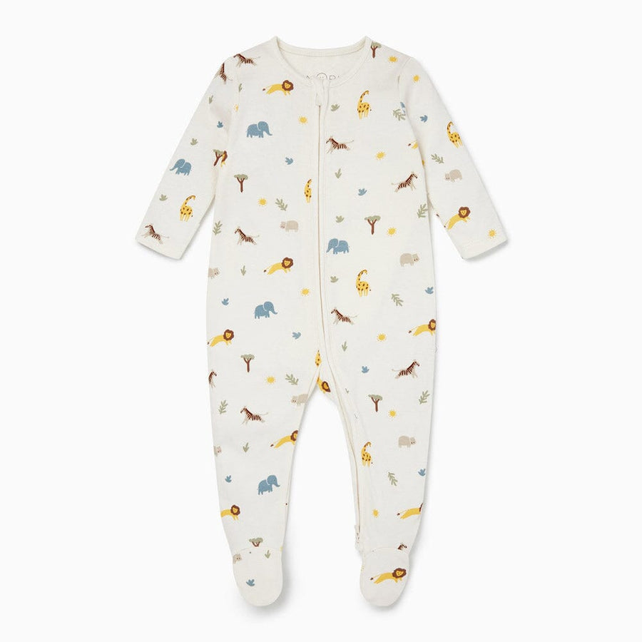 Safari Clever Zip Sleepsuit Sleep + Lounge Mori