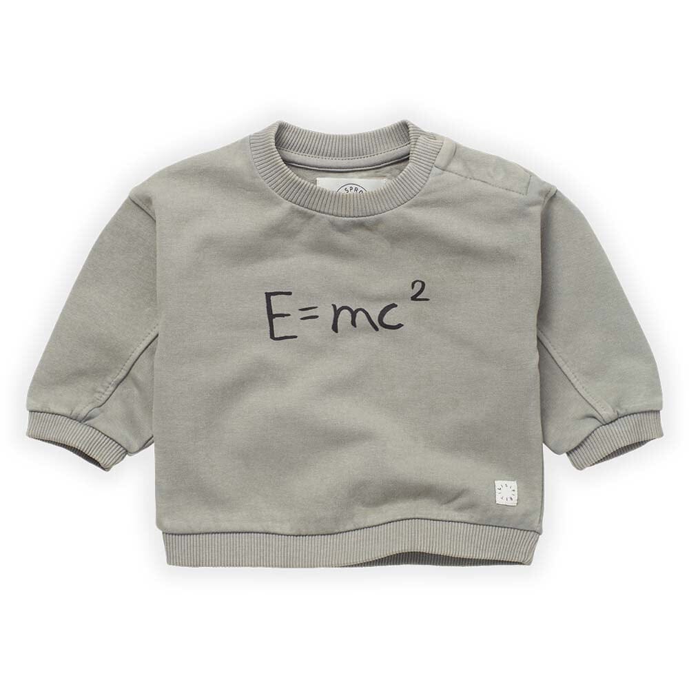 E=MC2 Sweatshirt - Storm Grey Sweatshirts Sproet & Sprout 