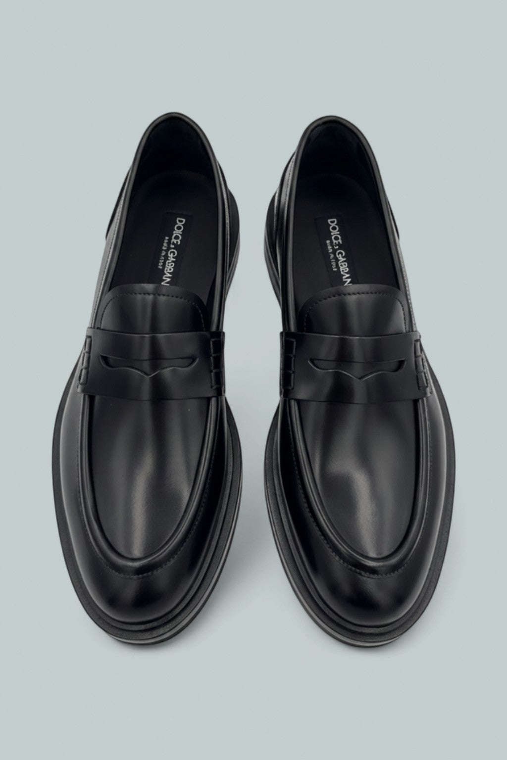 Altavilla Brushed Calfskin Loafers - Black
