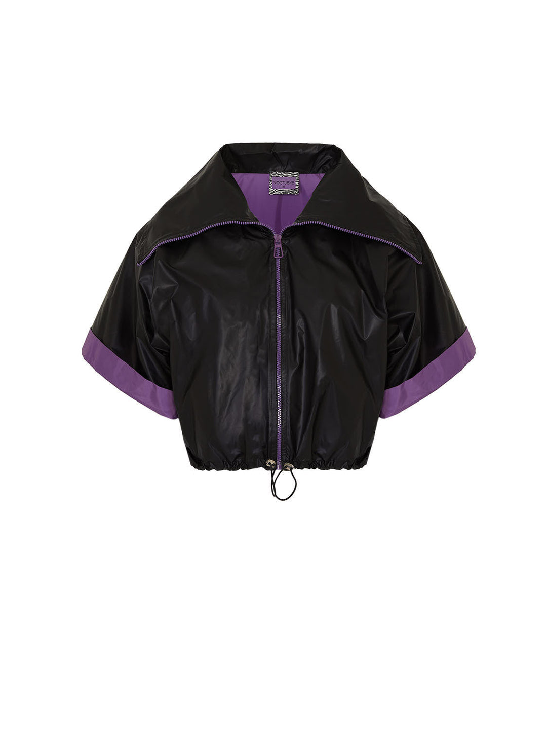 Wide Collar Jacket - Black