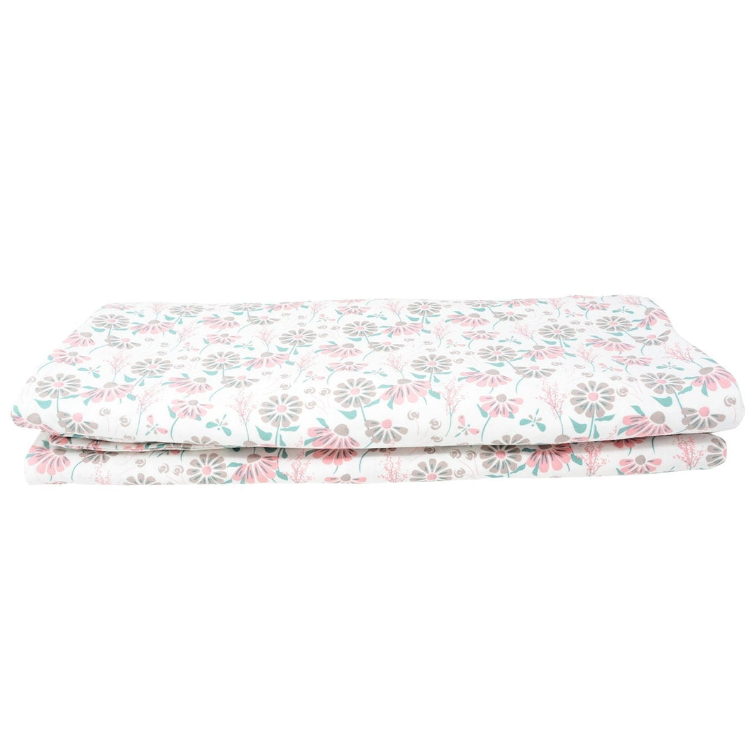 Full/Queen Duvet Cover - Retro Flower