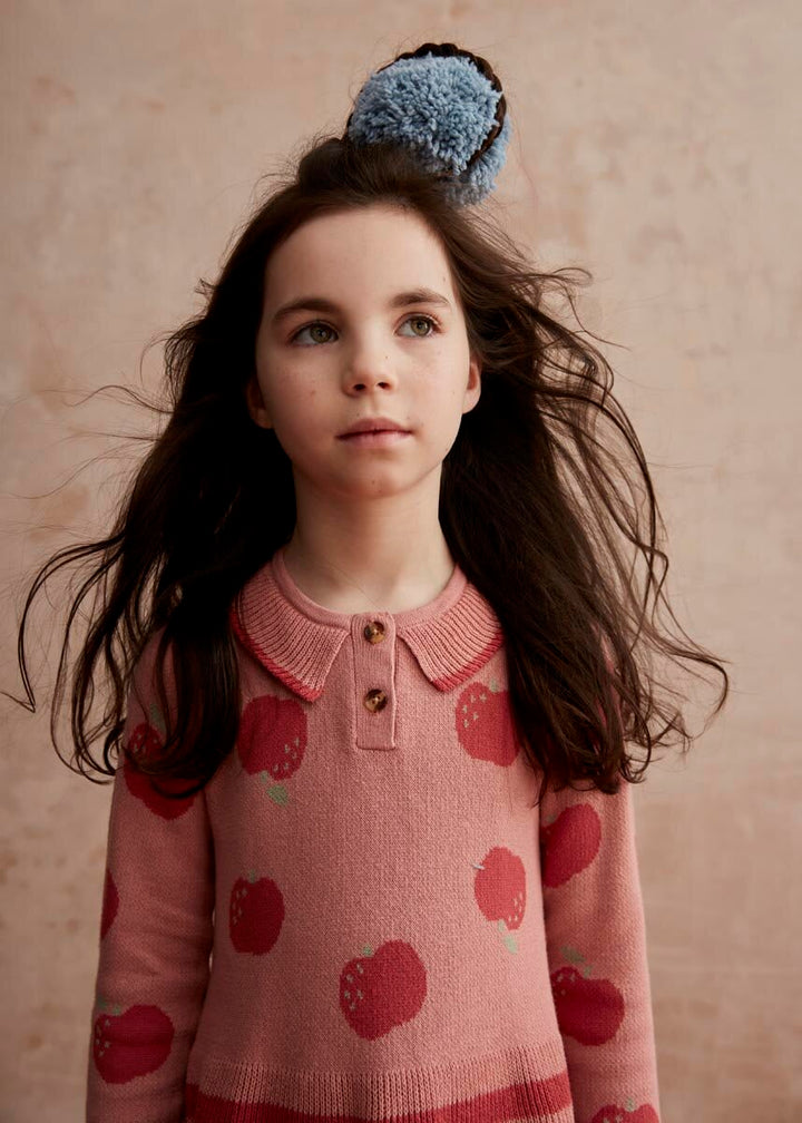 Alys - Apple Knit Dress - Rosy