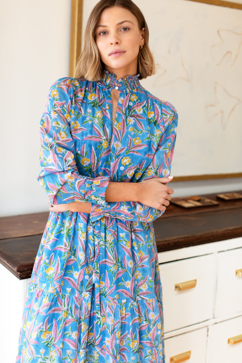 Lucybella Maxi Dress 2 - Aanyas Garden Organic