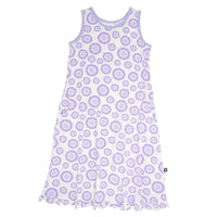 Summer Boho Dress - Sunflower Purple