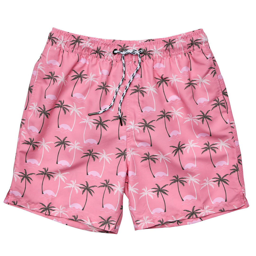 Mens Sustainable Volley Board Short - Palm Paradise