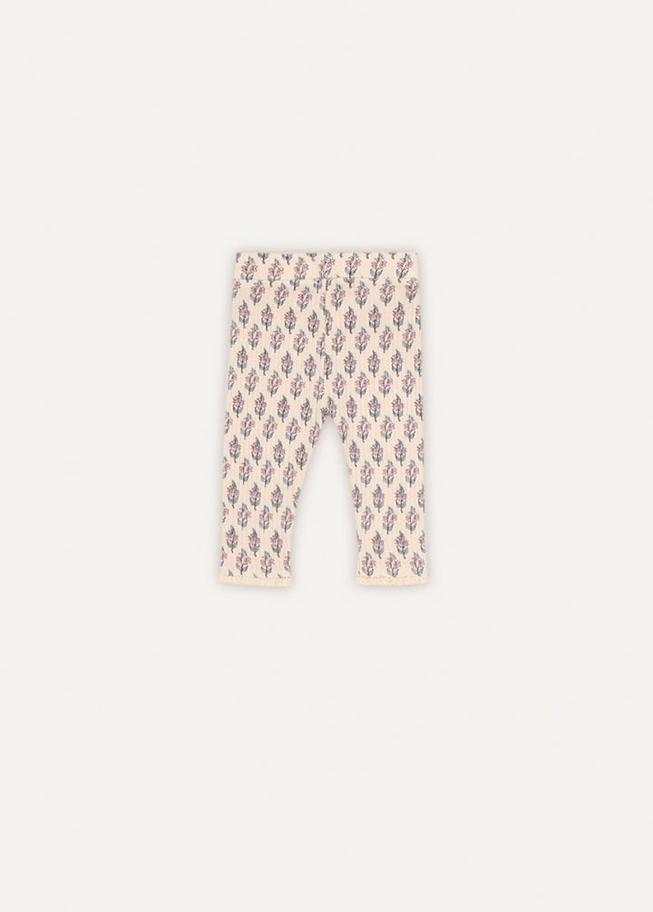 Betsy Baby Lace Legging - Block Print