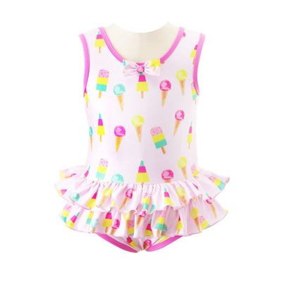 Ice Cream Swimsuit - 6m - one piece swim - baby