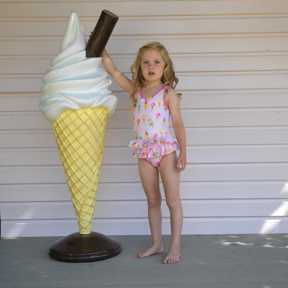 Ice Cream Swimsuit - 6m - one piece swim - baby