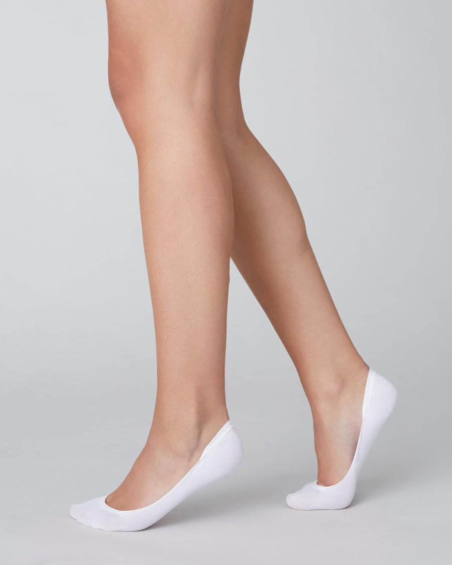 Ida Steps Socks (2 Pack) - White - Socks