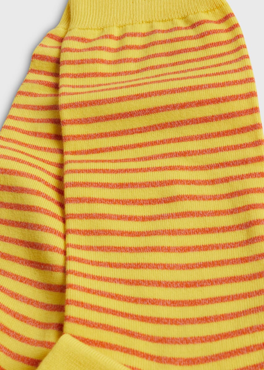 Horizontal Stripe Sock - Yellow