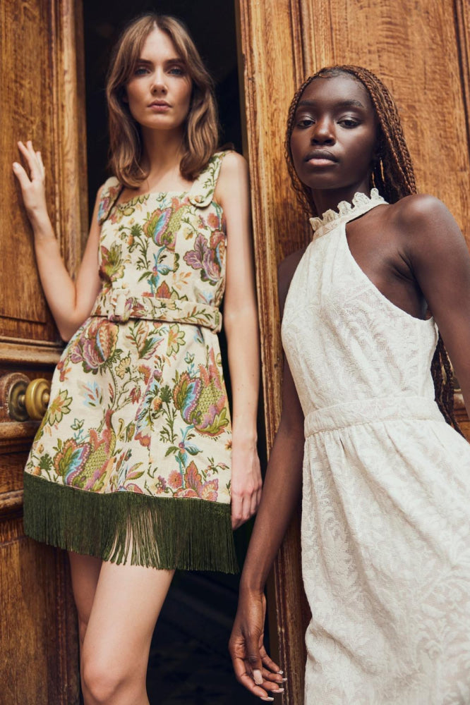Ilona Midi Dress - Ivory Crochet Lace - FINAL SALE - Dresses