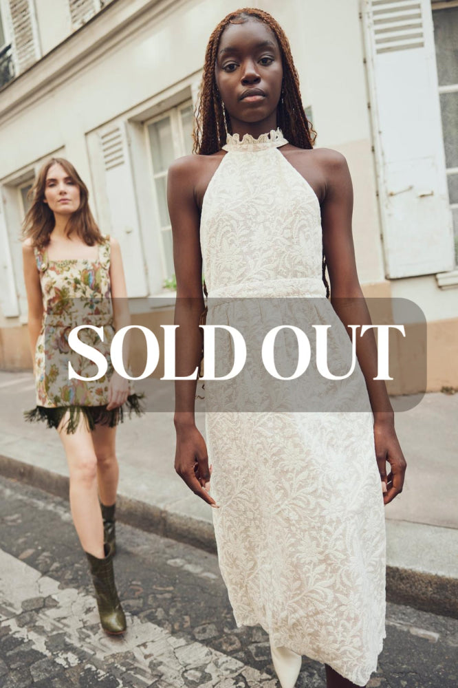 Ilona Midi Dress - Ivory Crochet Lace - FINAL SALE - Dresses