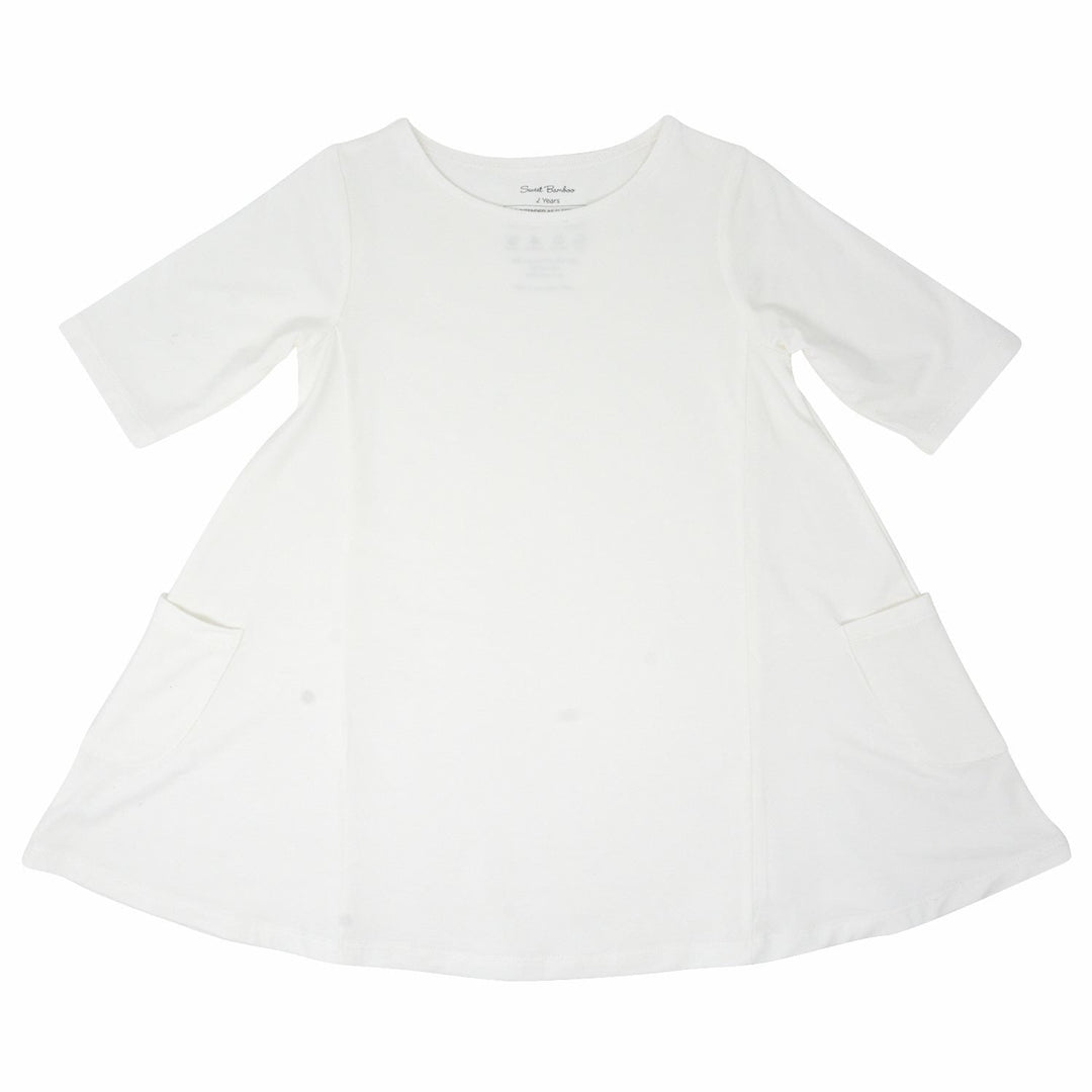 Miss Mayhem Tunic - Whispery White Rib