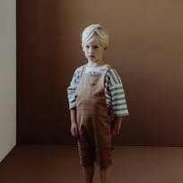 Organic Overalls -  Fawn