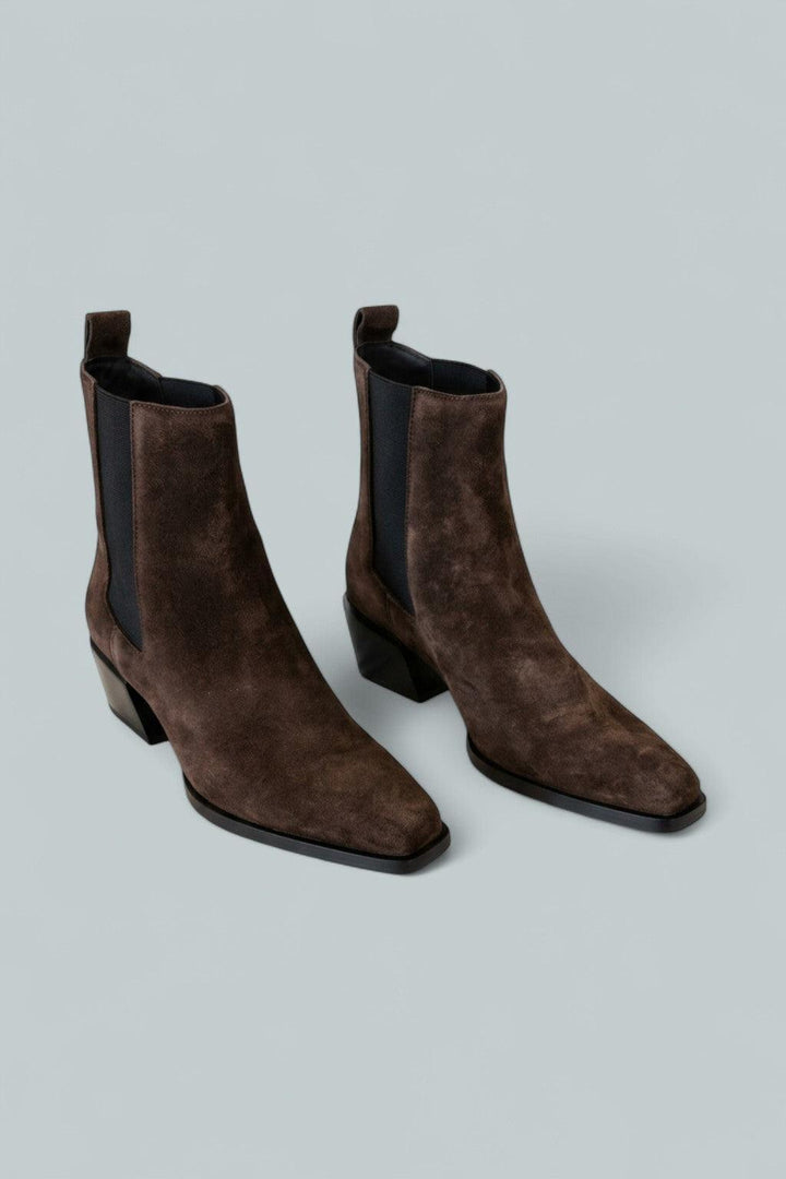 Women's Joni Square Toe Chelsea Boots - Dark Espresso