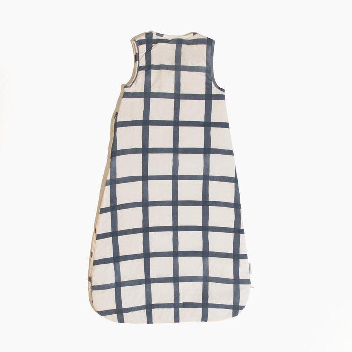 Indigo Windowpane Blanket Sleeper - Swaddle - Baby