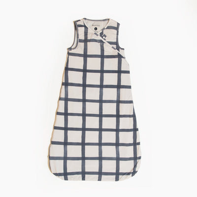 Indigo Windowpane Blanket Sleeper - Swaddle - Baby