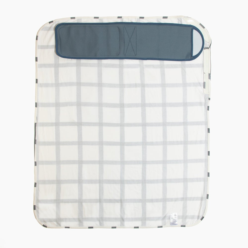 Indigo Windowpane Swaddle II - Swaddle - Baby
