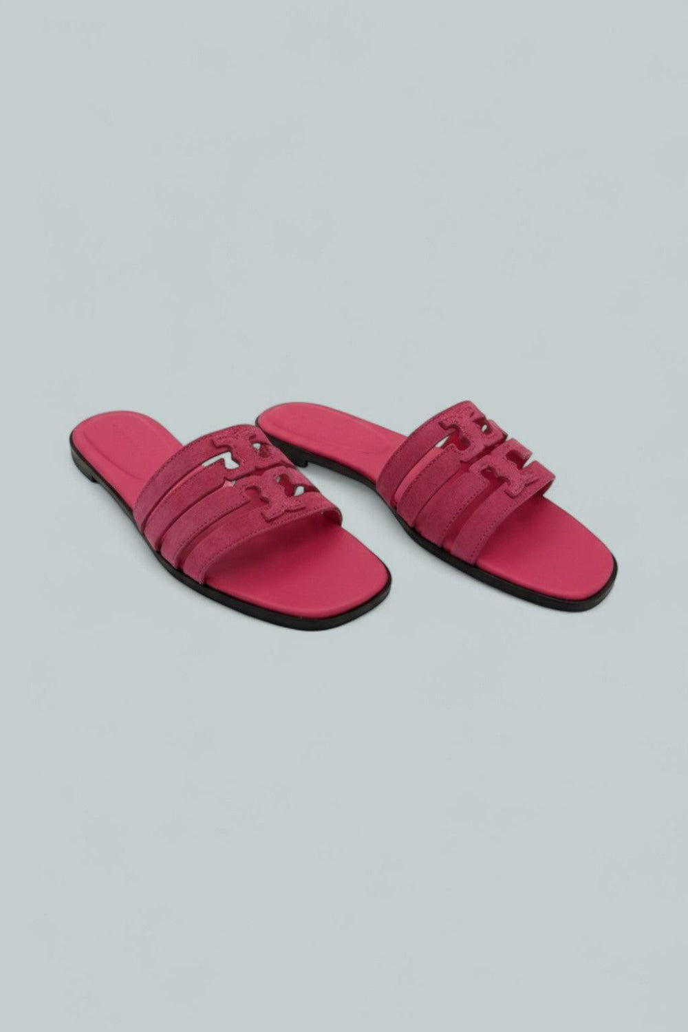 Ines Cage Slides - Fuchsia Pink - US 9 - Sandals