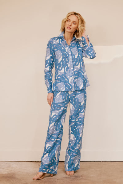 Infinite Chains Resort Pant - Marine Blue - Pants