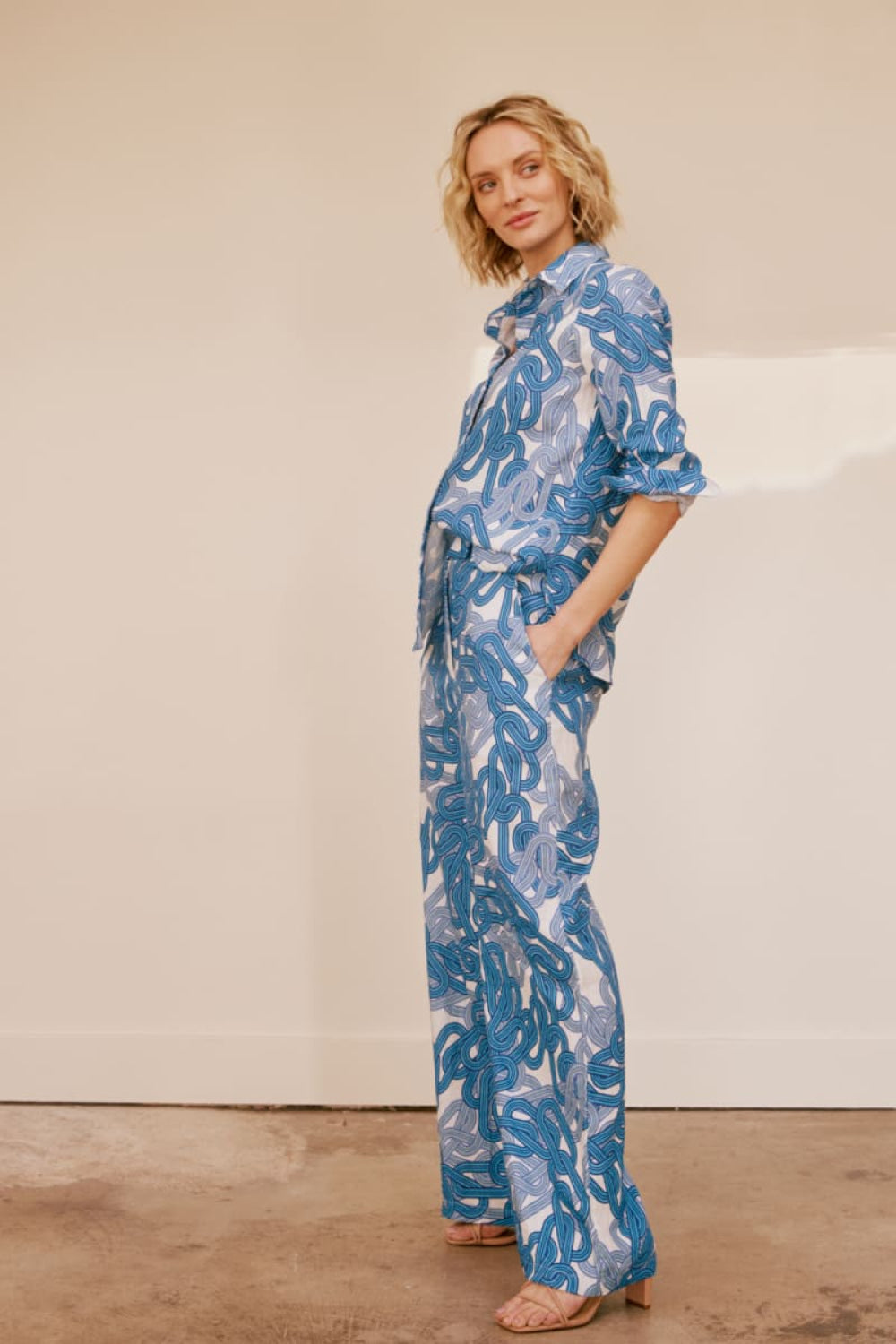 Infinite Chains Resort Pant - Marine Blue - Pants